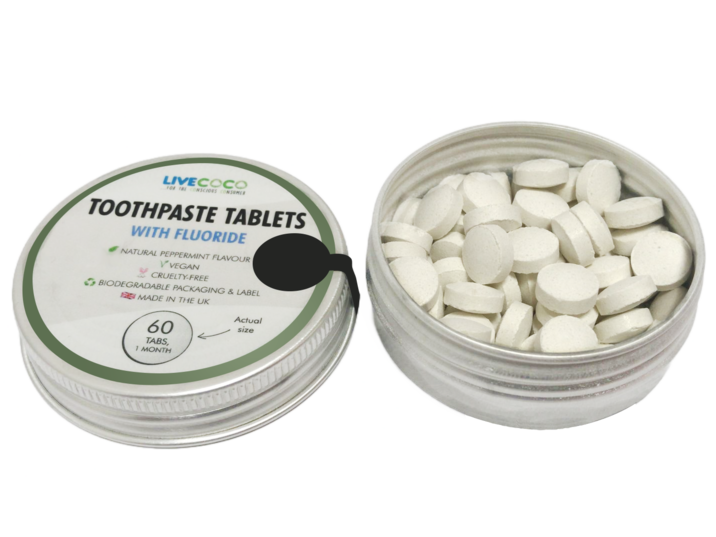 Dentifricio Solido in Compresse alla Menta con Fluoro – Eco-Friendly | LiveCoco-3