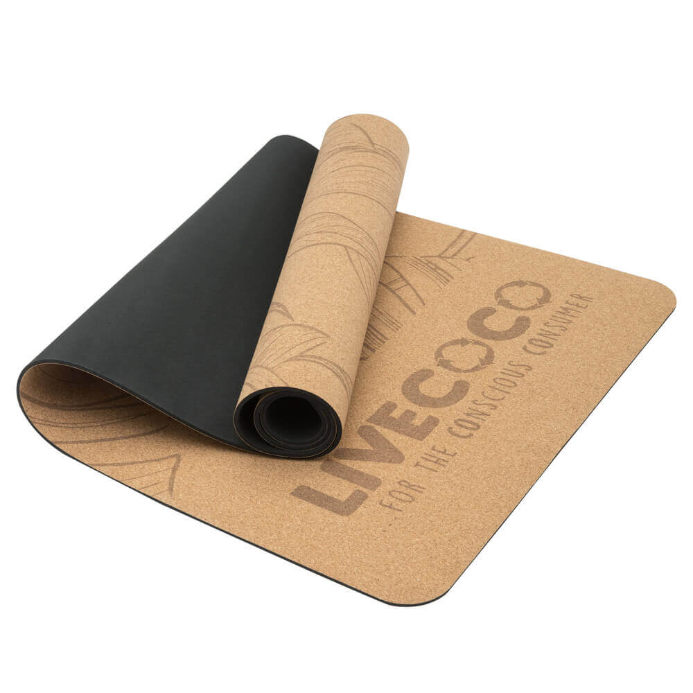 Tappetino Yoga in Sughero Naturale con Borsa – Antiscivolo & Eco-Friendly | LiveCoco-3