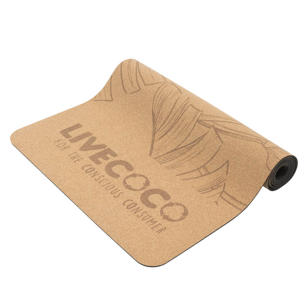 Tappetino Yoga in Sughero Naturale con Borsa – Antiscivolo & Eco-Friendly | LiveCoco-1