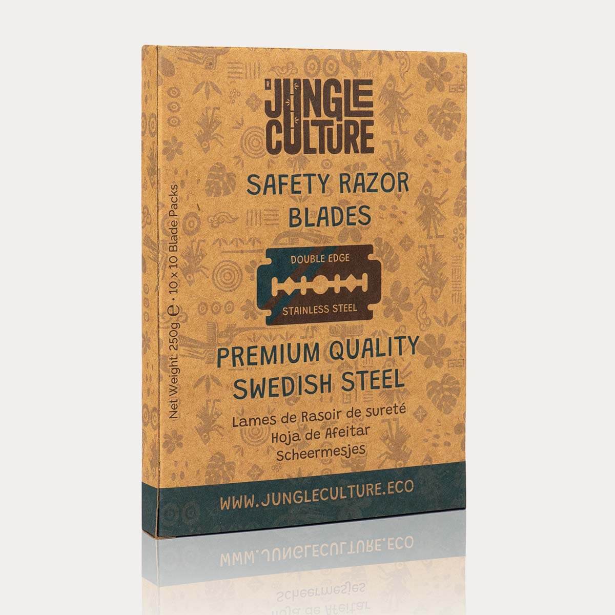 Lame di Ricambio in Acciaio Svedese – Eco Safety Razor | 10 o 100 Pezzi | Jungle Culture-2