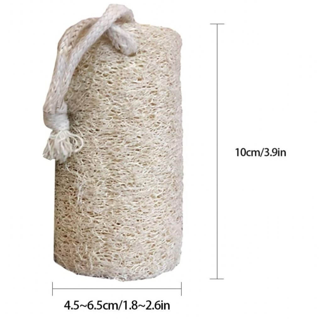 Spugna Esfoliante Naturale in Luffa – 100% Vegetale & Biodegradabile-2
