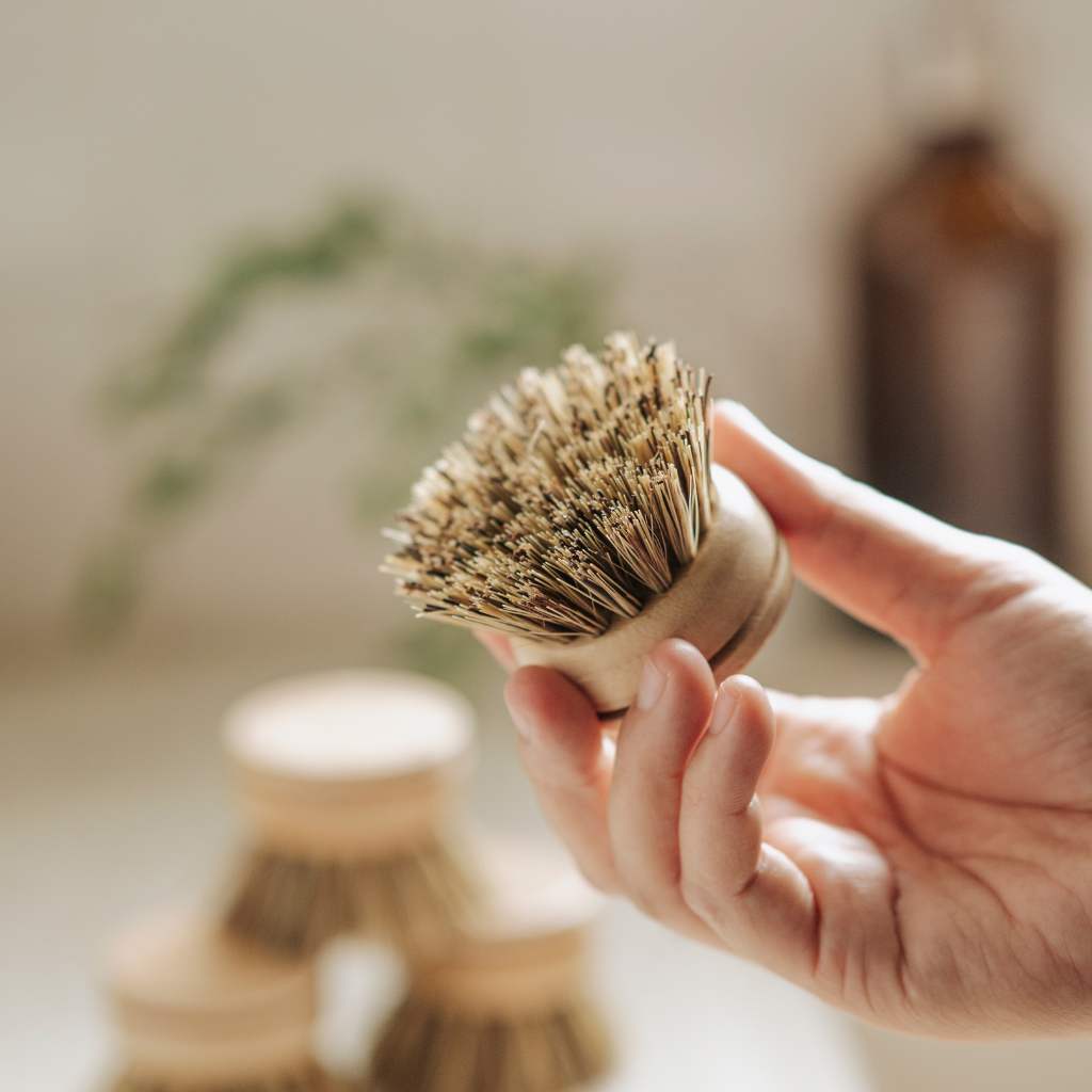 Set 6 Spazzole da Cucina Naturali – Bambù, Cocco e Cotone Bio-6