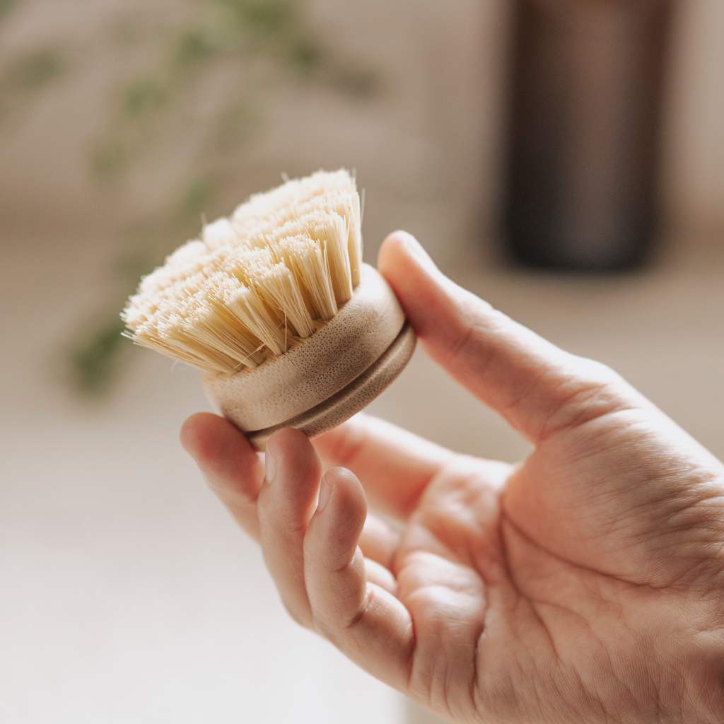 Set 6 Spazzole da Cucina Naturali – Bambù, Cocco e Cotone Bio-5