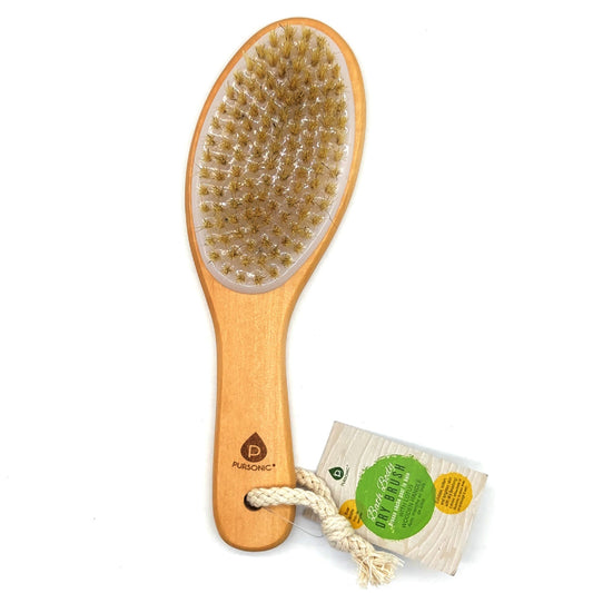 Spazzola Corpo in Legno di Loto per Esfoliazione Naturale – Manico Ergonomico-0