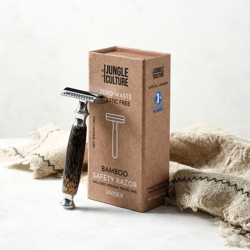 Rasoio di Sicurezza Riutilizzabile in Bambù – Unisex | Jungle Culture-5